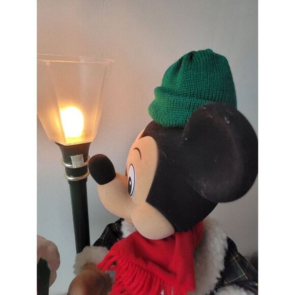 Telco 1995 Mickey Mouse animated mailbox Xmas decor motionette - Picture 5 of 17